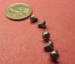 Round Head Slotted Machine Screw 18-8 Stainless Steel, 6-32 x 3/16″ L 300 Pcs