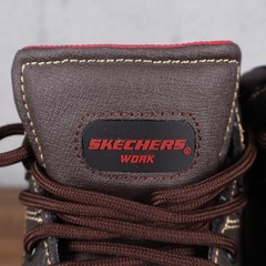 Skechers Boots Mens 12 Brown Burgin Congaree Memory Foam Soft Toe Electric 77163