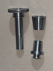 Vintage Small Lathe 5C Collet Closure Threaded Uses A Spanner