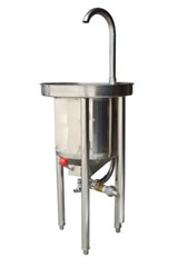 44lbs/20kg Hydraulic Pressure Commercial Rice Washer Wheat Bean Washing Tool