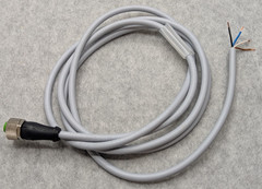 M12 Female Straight 4 Pin Connector Aviation Electrical Socket Cable 2M / 5′