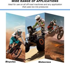 Motorcycle Rim Lock 1.6″ with Molded Rubber Stoppers to Prevent Inner Tube Wear,