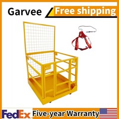 ✅43 x 45 inches Forklift Safety Cage Forklift Basket 1400 lbs Capacity Safety