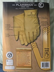 Plainsman Premium Cabretta Leather Gloves All-Purpose 2 Pairs , S, M, L, XL