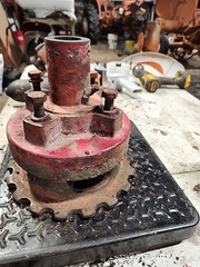 International Hay Rake LH Drive Hub And Sprocket (Unsure Of Model. Poss #11?)