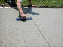 Premium USA-Made High Carbon Steel Finishing Trowel for Concrete & Masonry