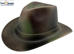 Occunomix Western Cowboy Hard Hat with Ratchet Suspension – Textured Camo