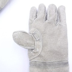 14″ Single Pair ZetexPlus 220 Double Palm Gloves up to 1500° One Size