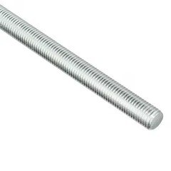 Fully Threaded Rod, 3/4″-10, 6 Ft, Steel, Grade A, Zinc Plated Finish,