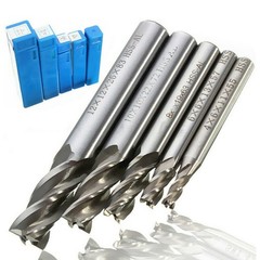 5Pcs CNC Straight Drill Bits HSS Shank 4 Flutes Engraving Milling Cutters a
