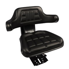 For Ford New Holland 3000 3600 3610 3900 Black Tractor Suspension Seat