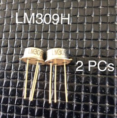 ( lot of 2 ) LM309H TO-39 Gold Leads Positive Voltage Regulator NOS , Excellent