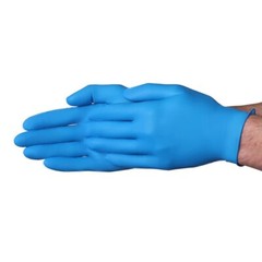 Blue Nitrile Disposable Exam Grade Gloves – Chemo Tested – 4.0 mil – Box of 100