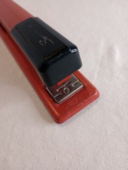 Vtg Swingline Stapler Red Model 401 Metal New York USA DME office space