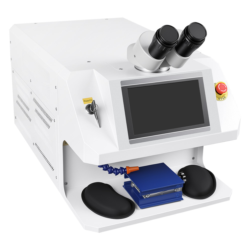 200W Jewellry Laser Welding Machine for Gold Silver Metal Spot Soldering w/ CCD