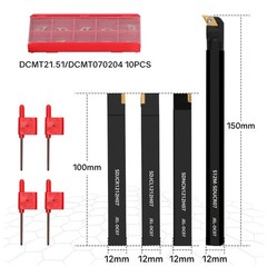 14PCS Indexable Lathe Turning Tool Kit