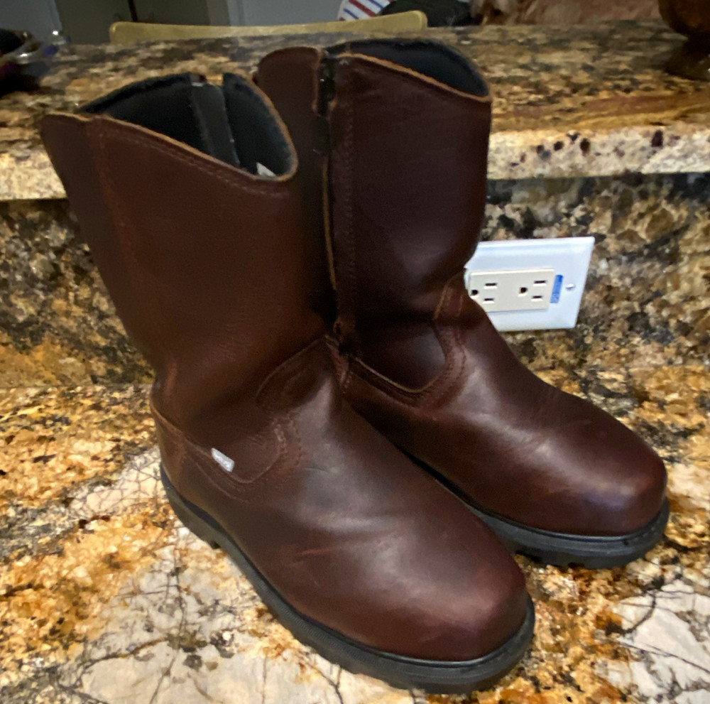 Iron Age Men’s Hauler Internal Met Composite Toe Wellington Work Boots, EH Rated