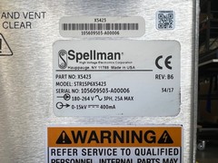 Spellman STR X5423 High-Voltage Power Supply 6kW 15kV STR15P6X5423