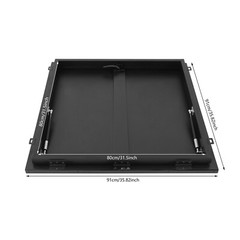 Roof Hatch Roof Access Hatch Roof Security Door Aluminum Alloy 31.5×31.5in 80cm