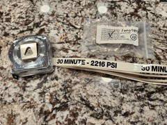 LOT of 10 SCOTT 30 MINUTE – 2216 PSI TRANSPARNT CYLINDER LABEL 10007891 Appr 22″