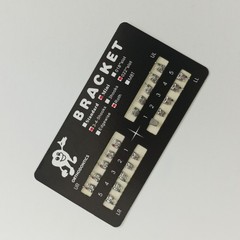 1-500Set Dental Orthodontic Metal MIM Monoblock Brackets Mini Roth 022 345 hooks