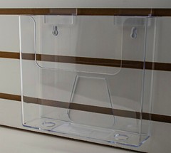 Slatwall 7.5″W Booklet Display Advertisement Holder