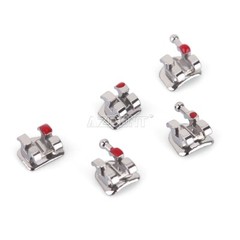 Dental Brackets Orthodontic Brace Metal Mini Roth MBT Slot 0.022 hooks 3-4-5 US