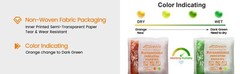 [500g 2p]Adsorbco Rechargeable Desiccant Packs, Indicating Silica Gel Packets
