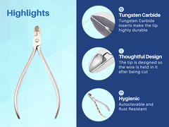Orthodontic Dental Wire Cutter w/ Tungsten Carbide Inserts ARTMAN
