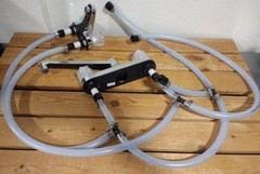 STANDARD SMALL Portable Concession Sink Complete, Drain & Faucets Plumbing Kit