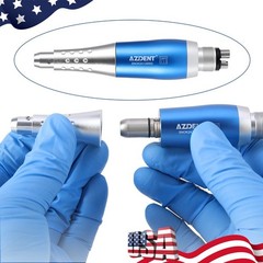 AZDENT 1-5X Dental Hygiene Prophy Handpiece Air Motor 4 Holes & 4:1 Nose Cone