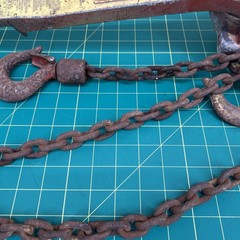 CM Columbus Mckinnon 640 Series USA Manual Lever Chain Hoist 3/4 ton SHOWS WEAR