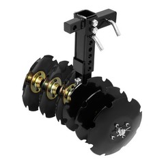 20” Rear Disc Harrow 6 pieces Disc Plow Adjustable Heavy Duty Durable Universal