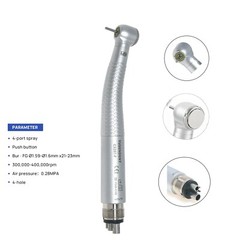 US COXO Dental Handpiece High Speed Turbine Self Power LED Shadowless 4 Hole NSK