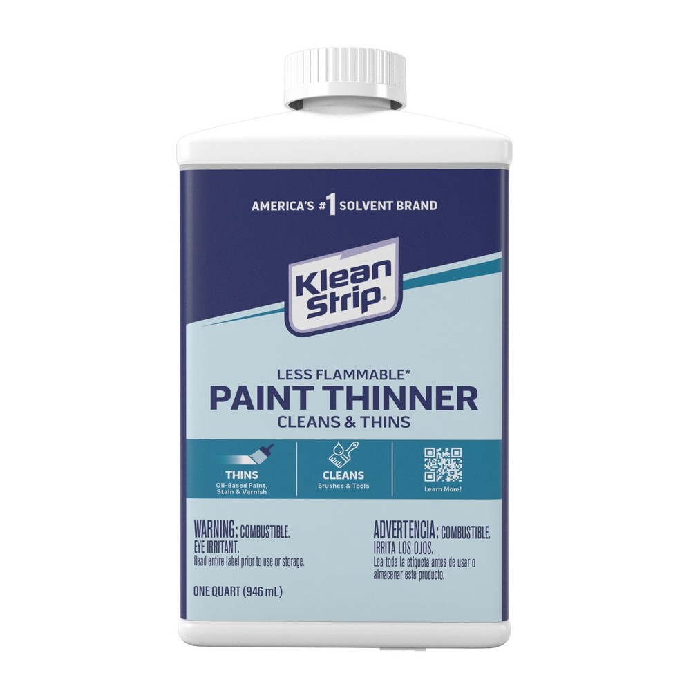 Less Flammable Household Paint Thinner, 1 Quart