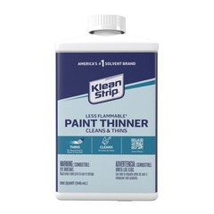 Less Flammable Household Paint Thinner, 1 Quart