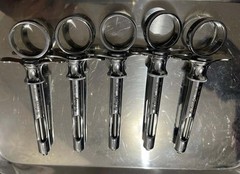 Lot of 12 Hu-Friedy CW Style Dental Anesthetic Aspirating 1.8ml Syringe SYRCW