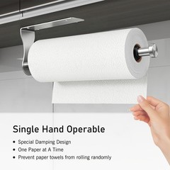 SetSail Paper Towel Holder, Paper Towel Holder Under Cabinet with Adjustable …