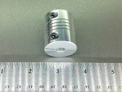 5MM X 12.7MM 1/2″ Flexible Ballscrew Shaft Clamp Coupler Coupling Linear Motion