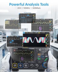 FNIRSI-2D15P Digital Multimeter Oscilloscope Signal Generator Duan Channel 100M