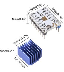 TMC2208 V1.2 Stepper Driver – 5 Pack – Potentiometer Adjustable On-Top