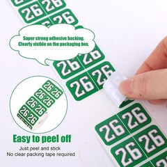 500Pcs 2026 Year Stickers, 3/4X1-1/2Inch File Folder Labels 26 Year