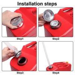 5.3gallon Gas Metal Can Gasoline Fuel Container Emergency Backup Diesel Tank 20L