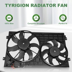 Radiator Cooling Fan Assembly for Jetta Golf Beetle 2010-2017 1K0959455DG