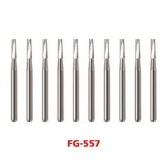 100x FG557 Carbide Burs FG 557 Friction Grip Bur