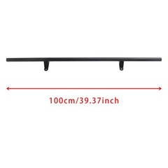 Rolling Library Sliding Ladder Hardware Kit with Brake 3.3FT Round Tube.