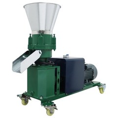 220V Farm Feed Granulator 8mm Plate Feed Pellet Mill Machine 4Roller 150-200KG/h