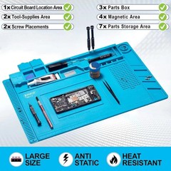 Anti-Static Heat Insulation Silicone Soldering Repair Mat Phone PC Work Desk Pad