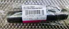 STZ Industries® 1/2″ MIP x 4″ Black Steel Pipe Nipple