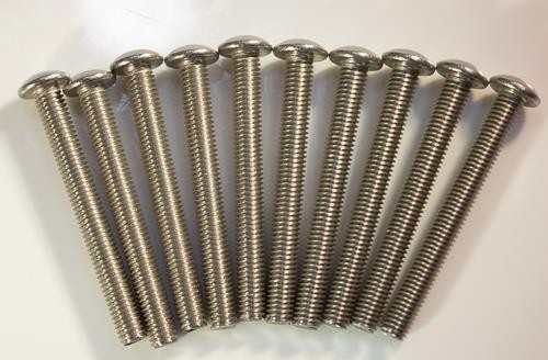 M5 x 0.8 x 60mm 18-8 Stainless Steel Button Head Bolts Allen Socket | Qty 10